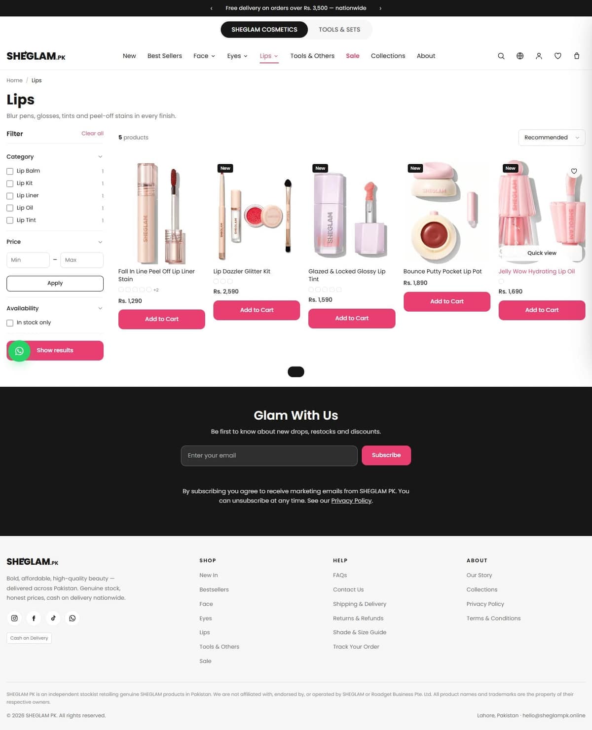 Lips category
