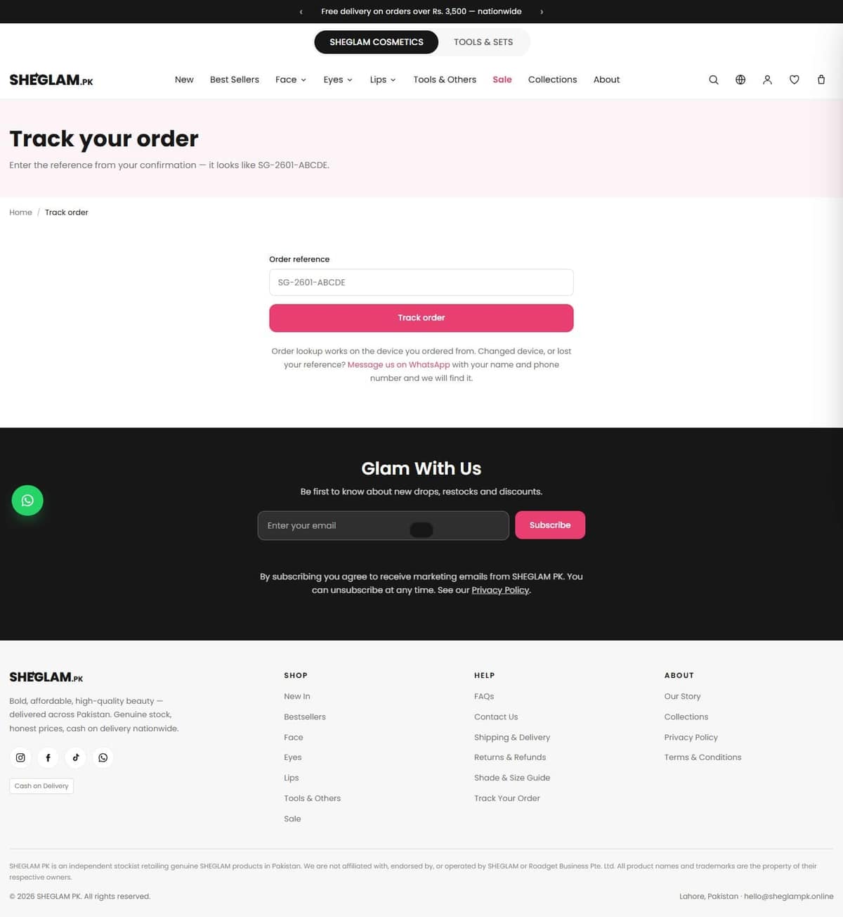 Track your order